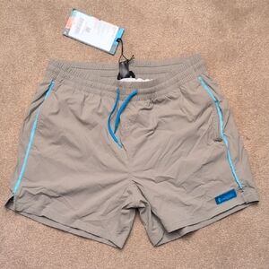 Cotopaxi Brinco Shorts Men's M Stone Color With Blue Accents